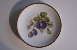 Waldenburg - Altwasser plate with plums 1927 and 1928