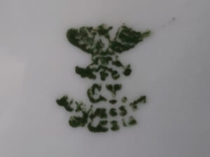 C. Tielsch and Company (C.T. Altwasser Silesia) trykt stempel, Waldenburg – Altwasser, Tyskland (Polen). 1900 – 1920